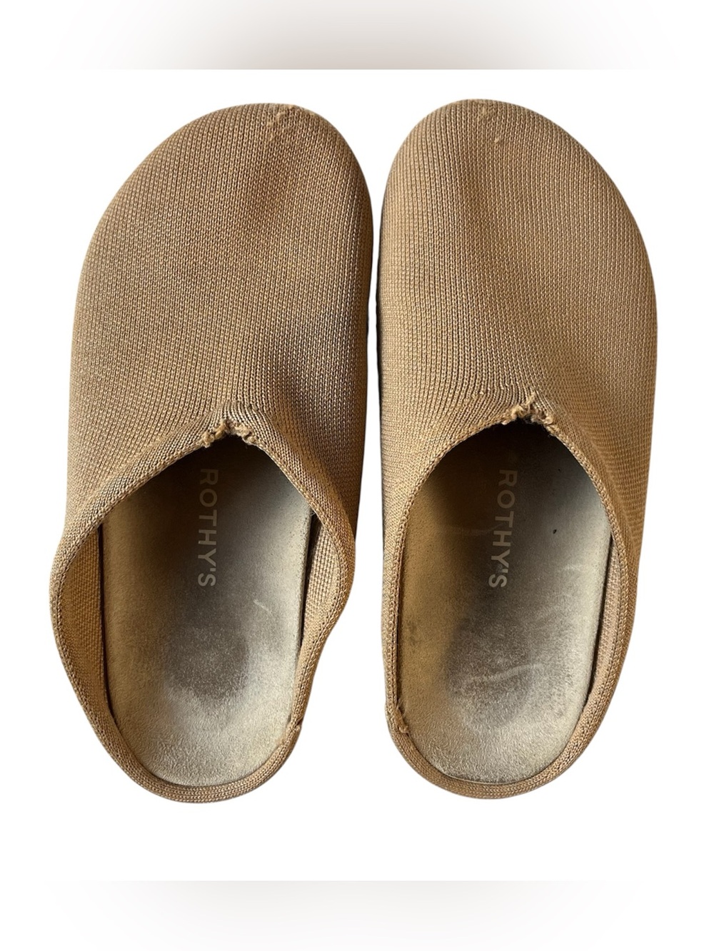 ROTHYS THE CASUAL CLOG TAN WOMENS 8